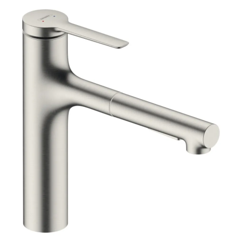 Смеситель для кухни Hansgrohe Zesis M33 Sbox lite 160, 2jet, с вытяжным изливом (74804800)- Фото 1